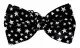 Black & White Star Bow Tie